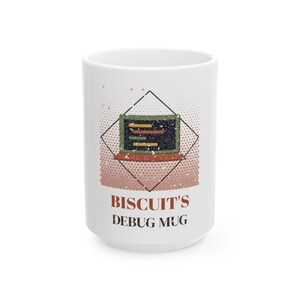 Custom Name Debug Mug, Personalized Programmer 15oz Coffee Mug, Software Developer Gift, Coder Humor
