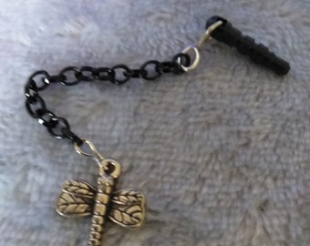 Dragonfly Cell Phone Charm