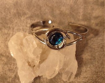 Dolphin and faux abalone Bracelet--M