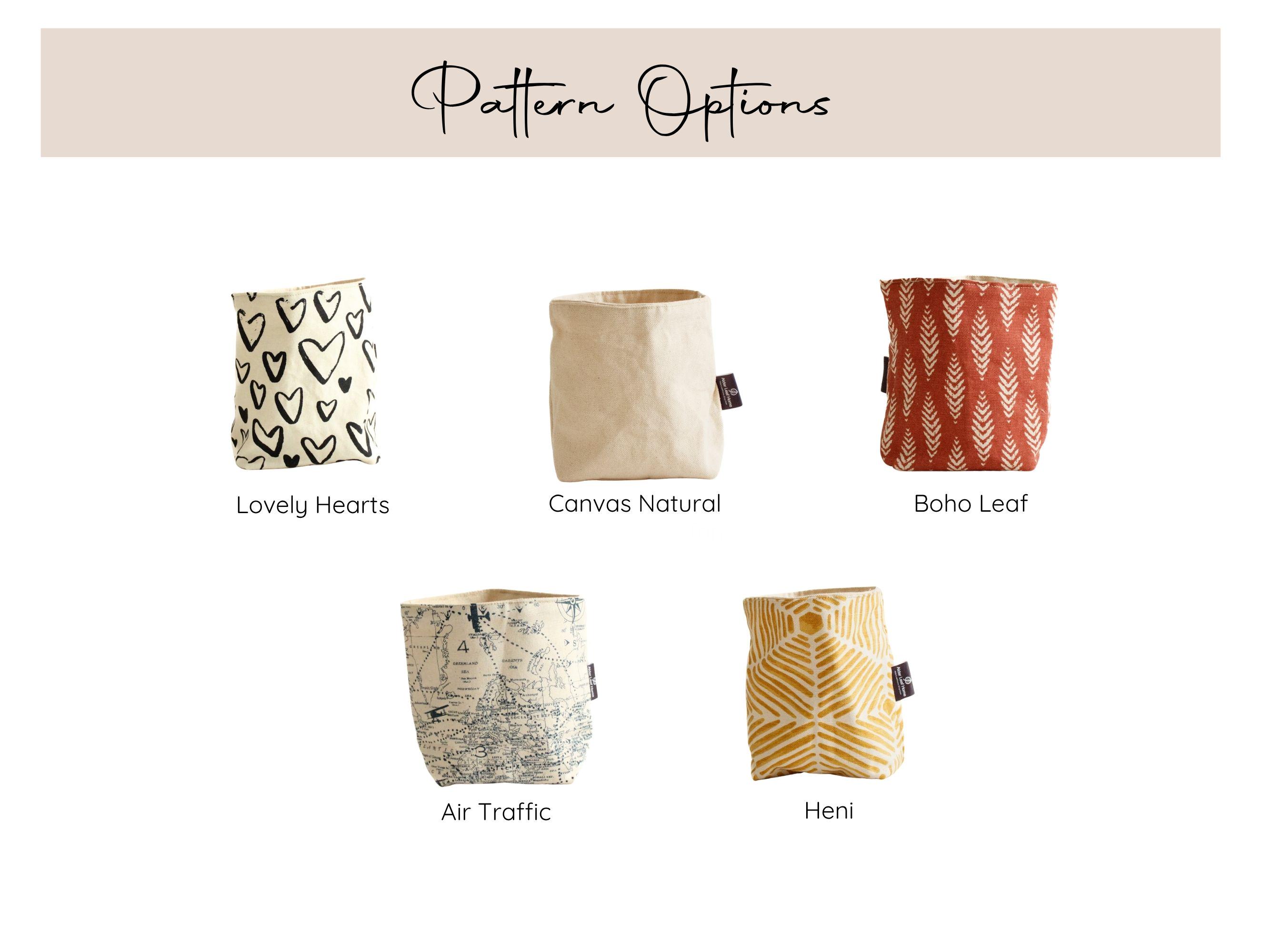 Fabric Storage Baskets – Reusable Organizer Bins for Bathroom, Nursery ...