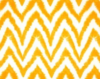 Yellow Diva Chevron  Placemat. Yellow and White.Size- 12" x 17"