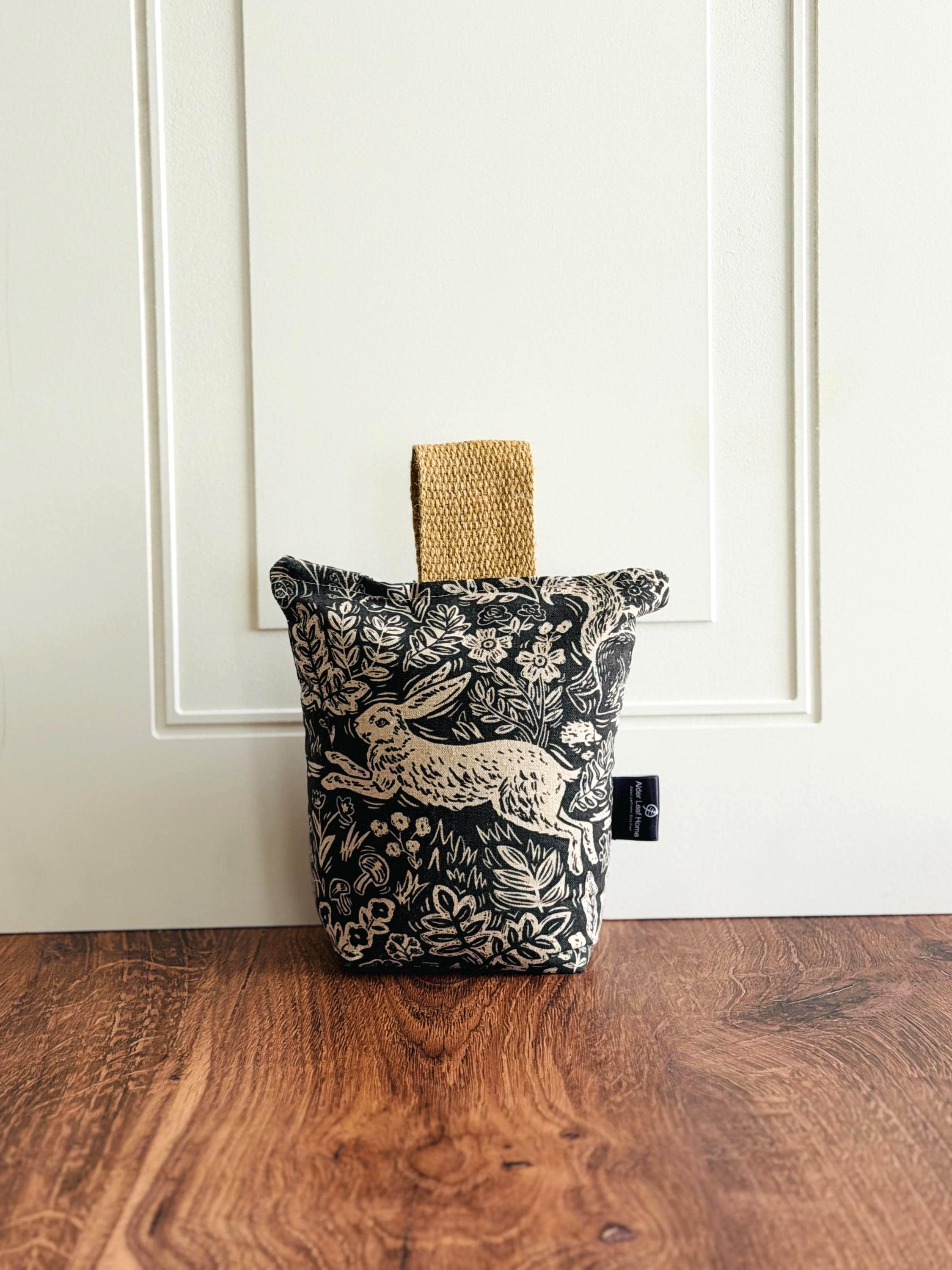 Wildwood Rabbit Door Stop | Farmhouse Fabric Doorstop | Cottagecore ...