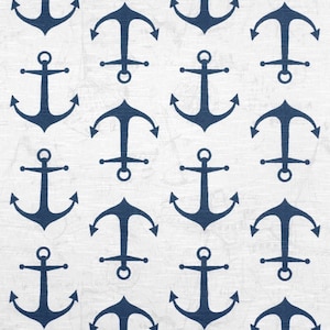 Navy Blue Table Runner Collection.Kitchen/Dining Table Runner. Colors: White and Red..Choose Your Length 3672 or 12 X 17 Placemat image 6