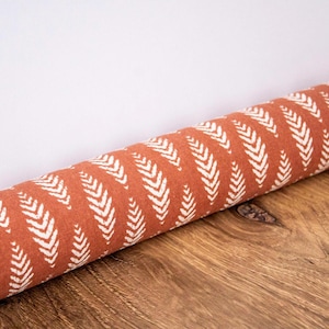 Door Draft Stopper / Draft Stopper / Door Snake/ Window Snake/ Draught Excluder  / Ikat Dot Door Draft Stopper. Various Colors—Unfilled
