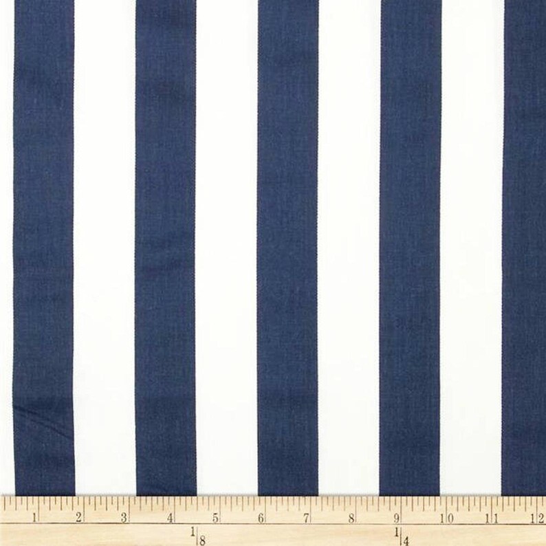 Navy Blue Striped Placemats. Navy Blue and White 12 X Etsy