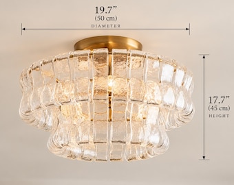 Modern Crystal LED Chandelier – Luxury Postmodern Ceiling Light