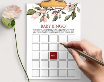 12 Baby Shower Games, Flower Baby Shower Games, Baby Shower Games Printable, Baby Shower Games Bundle, Editable Baby Party Games Template