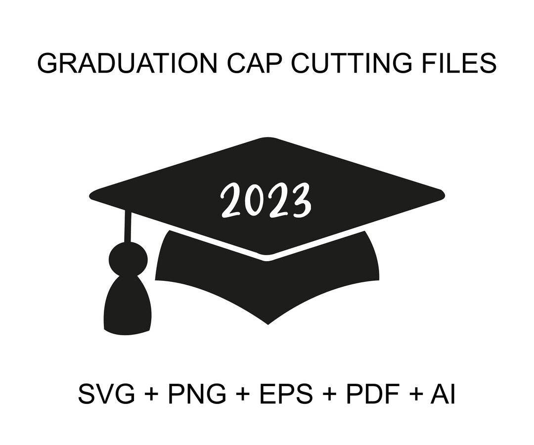 Graduation Cap Class of 2023 SVG, Graduation Clipart, Grad Cap Cutting