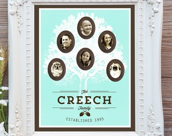 Custom Printable Family Tree Art