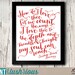 How Do I Love Thee - DIY Printable Valentine Art Poster - Etsy