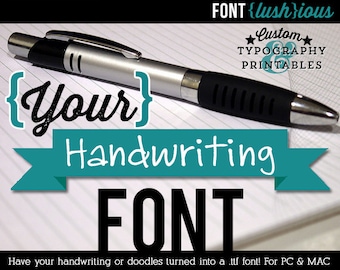 Custom Handwriting Font