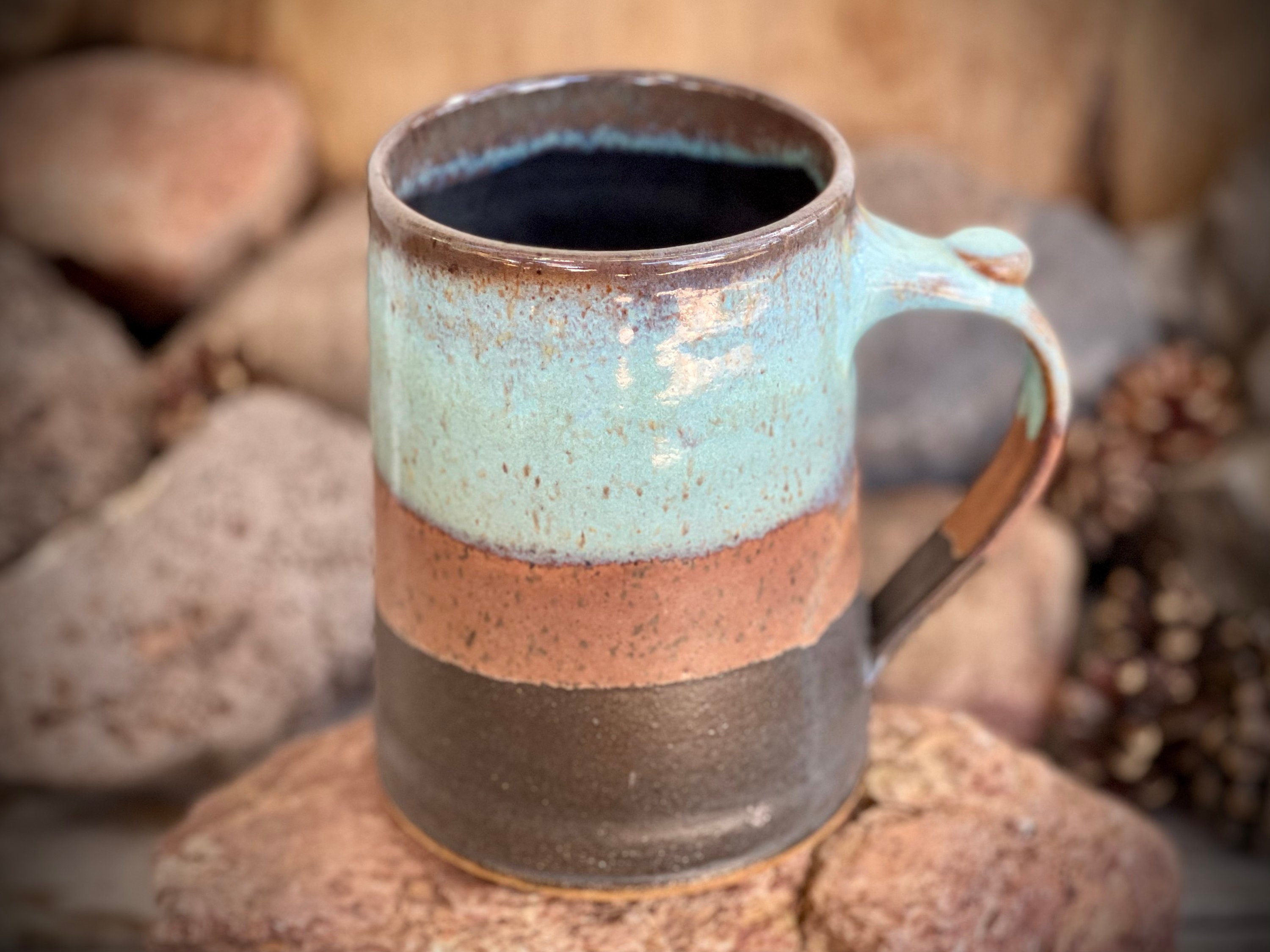 Beer stein pottery stein beer mug pottery beer tumbler Etsy