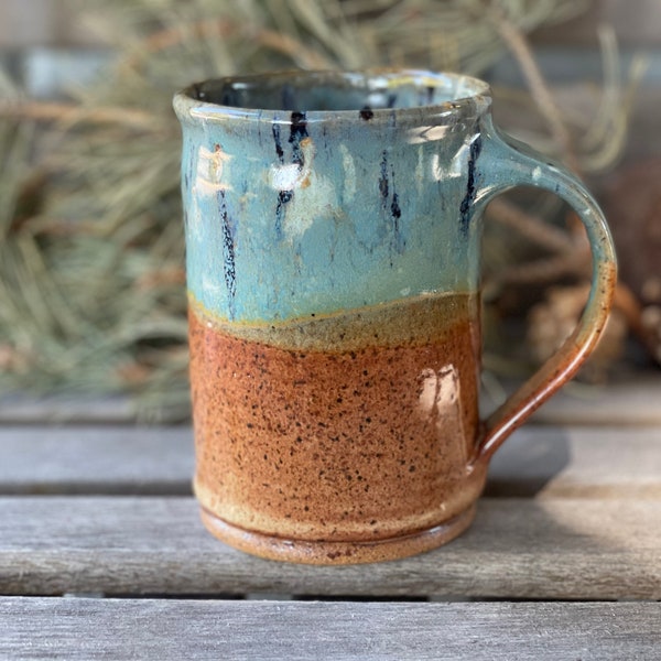 Taza de cerámica, taza de cerámica hecha a mano, taza de café con leche de cerámica, cerámica de taza de café hecha a mano (55)
