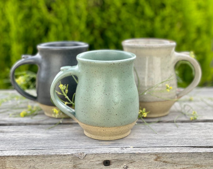 Minimalist Handmade Pottery Mug, Handmade Mug, Farmhouse Decor