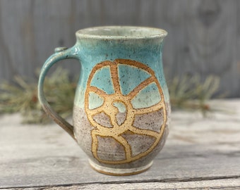 28-32 oz Mega mug, huge mug, extra large mug, large mug, Pottery mug, pottery mug handmade, Ruddy Waters Pottery (75)
