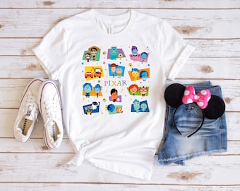 Movie Icons T-Shirt, Family Vacation T-Shirt, Matching Shirts for Vacation, Theme Park T-Shirt