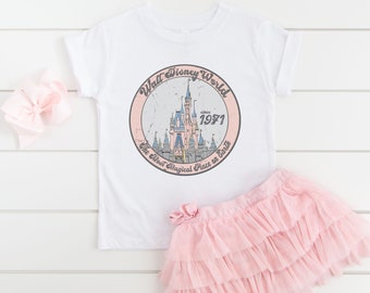 Walt Disney World Shirt, Vintage Walt Disney World Design, Most Magical Place on Earth T-Shirt, Youth Walt Disney World T-Shirt