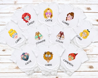 Personalized Disney Shirts, Personalized Disney Vacation Shirts, Fast Shipping, Matching Family Shirt, Personalized Disney Character Shirts