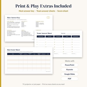 Custom Wedding Trivia Game, Personalized Couples Trivia, Bridal Shower Game, Birthday Retirement Party Game, RUSH 3-Hour Delivery, Party afbeelding 6