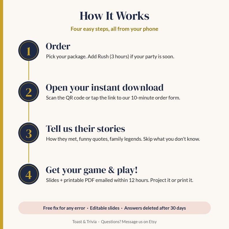 Custom Wedding Trivia Game, Personalized Couples Trivia, Bridal Shower Game, Birthday Retirement Party Game, RUSH 3-Hour Delivery, Party afbeelding 4