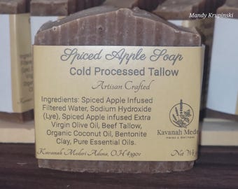 Spiced Apple Tallow Soap Bar