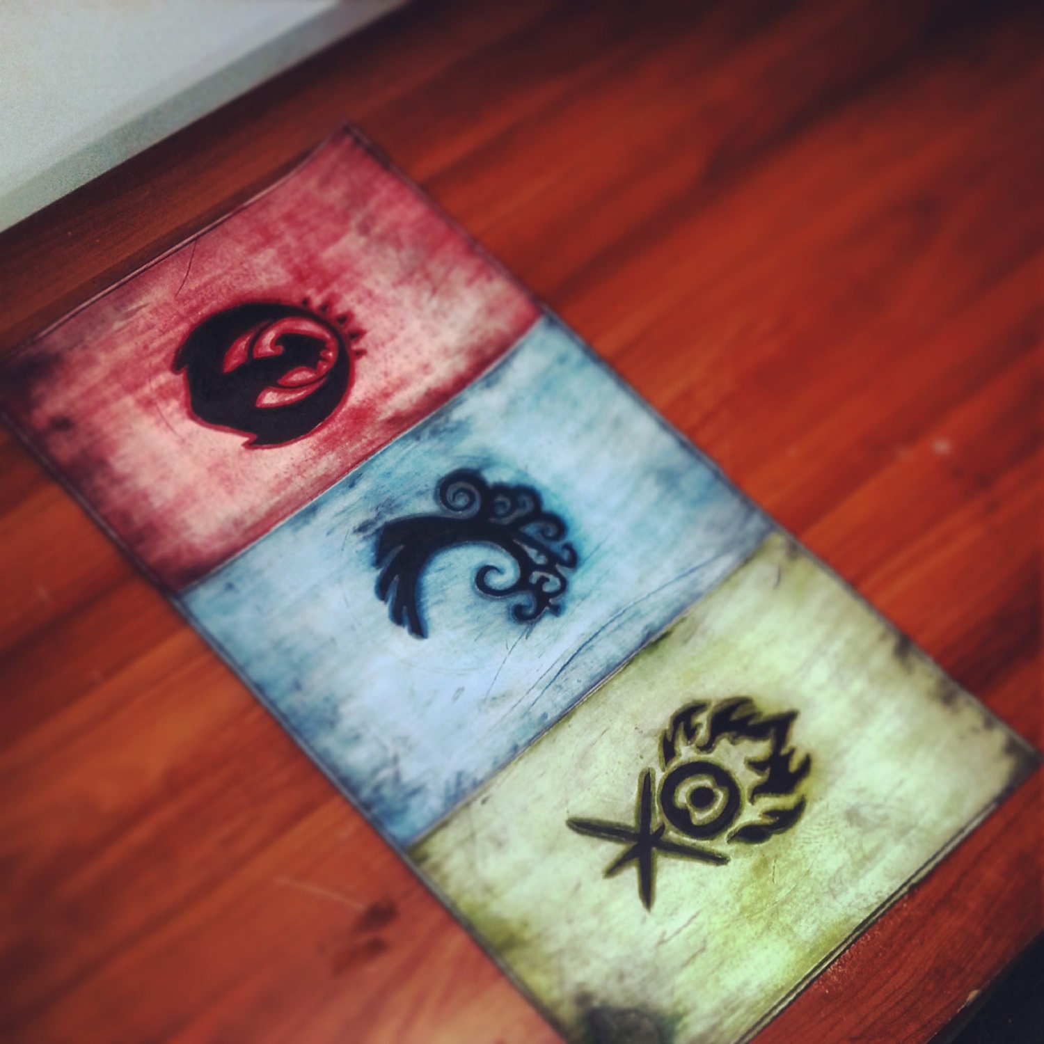 Custom Leather Trading Card Playmat Magic the Gathering / Etsy