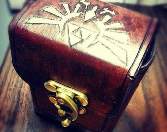 Customized Leather Deck Box / Deckbox - Magic the Gathering / Yu-Gi-Oh / Pokemon / EDH Commander / Tournament box