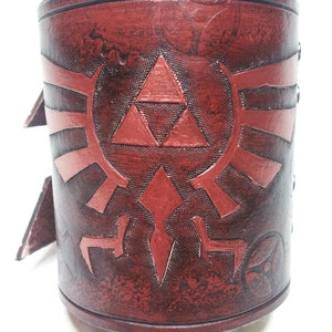 Leather Legend of Zelda Bracelet / Wrist Cuff