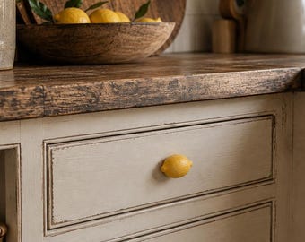 Handmade Lemon Cabinet Knob – Kitchen Furniture Hardware