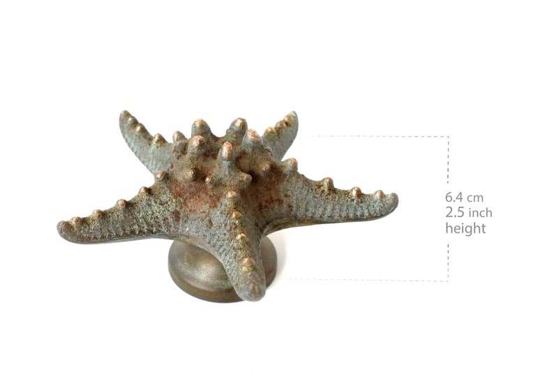 Extra Large Starfish Door Knob. Front Door Bathroom and Etsy