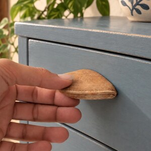 Bouton de tiroir en forme de champignon, fait main, décoration de ferme