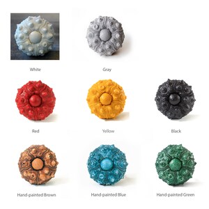 Knobs drawer knobs cabinet knobs furniture knobs kitchen knobs dresser knobs drawer pulls concrete knobs knobs and pulls coastal decor knob image 4