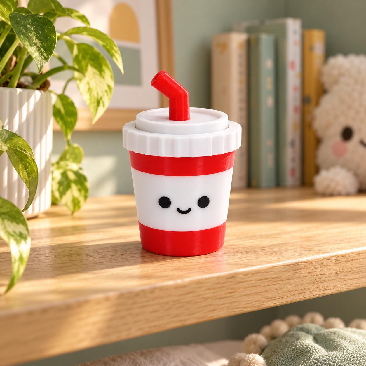 Cute Soda Cup Fidget Clicker