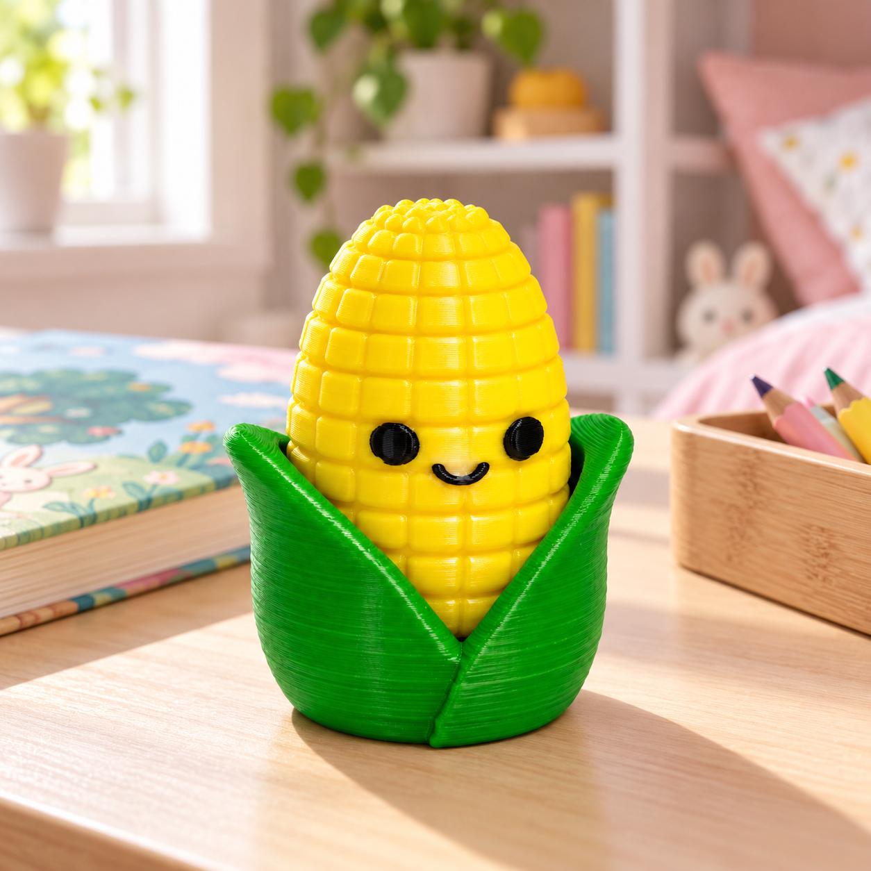 Cute Sweetcorn Fidget Clicker
