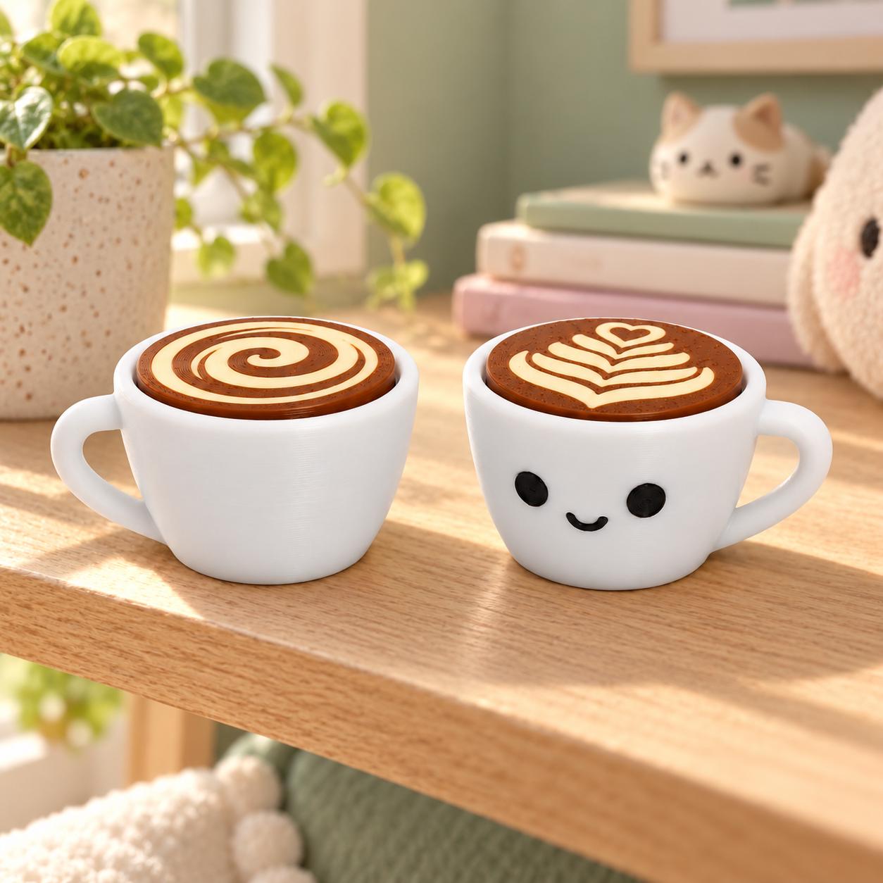 Cute Coffee Cup Fidget Clicker