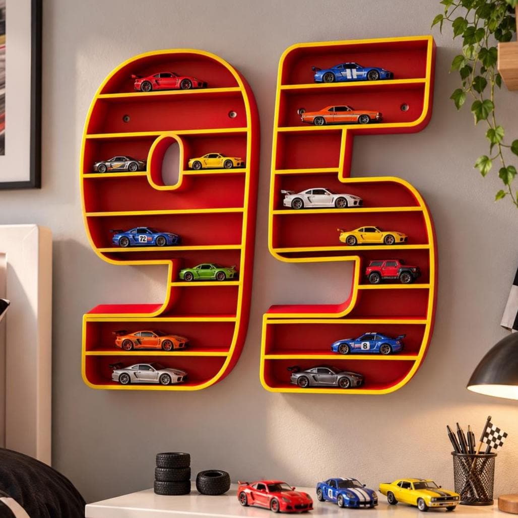 95 Diecast Car Display Shelf