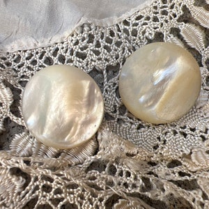 Pair Victorian mother of pearl pins,fur clips/pins,mop, vintage style,ladies accessories,antique mop ,bridal jewelry,wedding pin