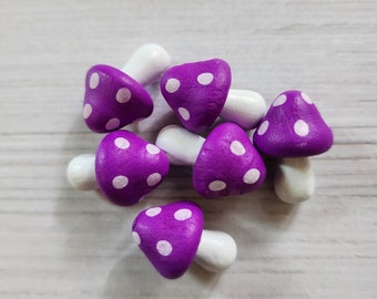 Mushroom for fairy garden miniature mushroom for terrarium miniature mushroom decoration for fairy garden wooden mushroom for terrarium