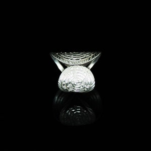 Ewigkeit Spiralring, handgemachte Silber Wrap Ring, perfekt für jeden Tag Schmuck skurrilen Verzierung von Spirale und Design.