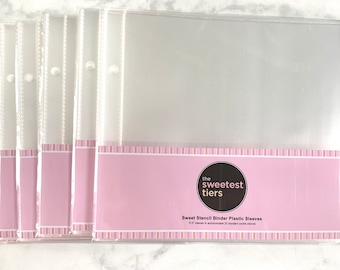 Pack of 10 Stencil Sleeves for Sweet Stencil Binder