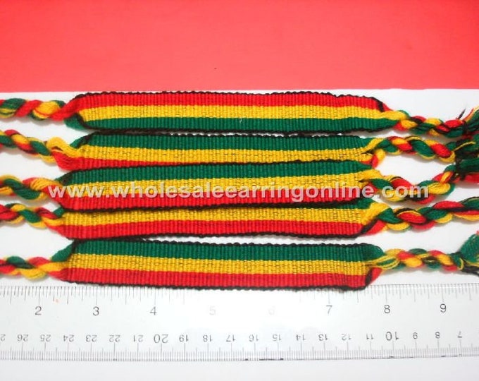 6 Bracelet Frienship Rastafarian
