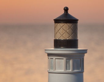 Lighthouse Pepper Mill in Hard Maple Ebony Lantern with Holly Lens