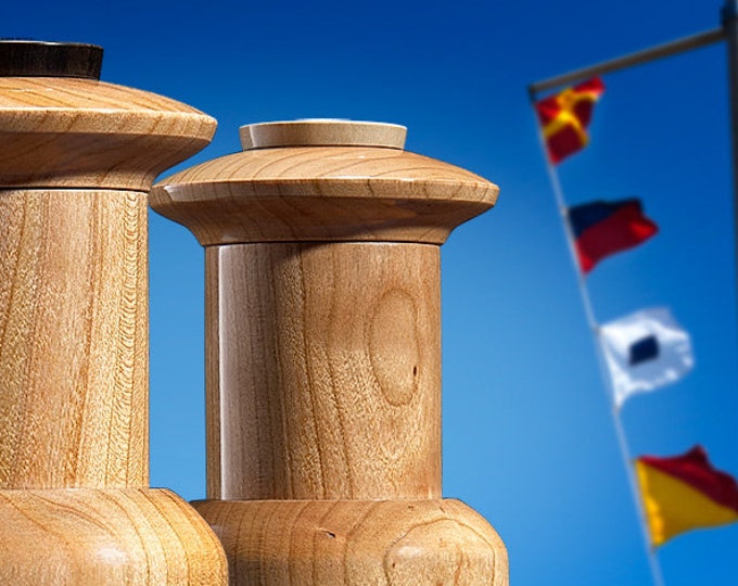 Sailing Winch Salt & Pepper Grinder Set in Black Cherry With Etsy