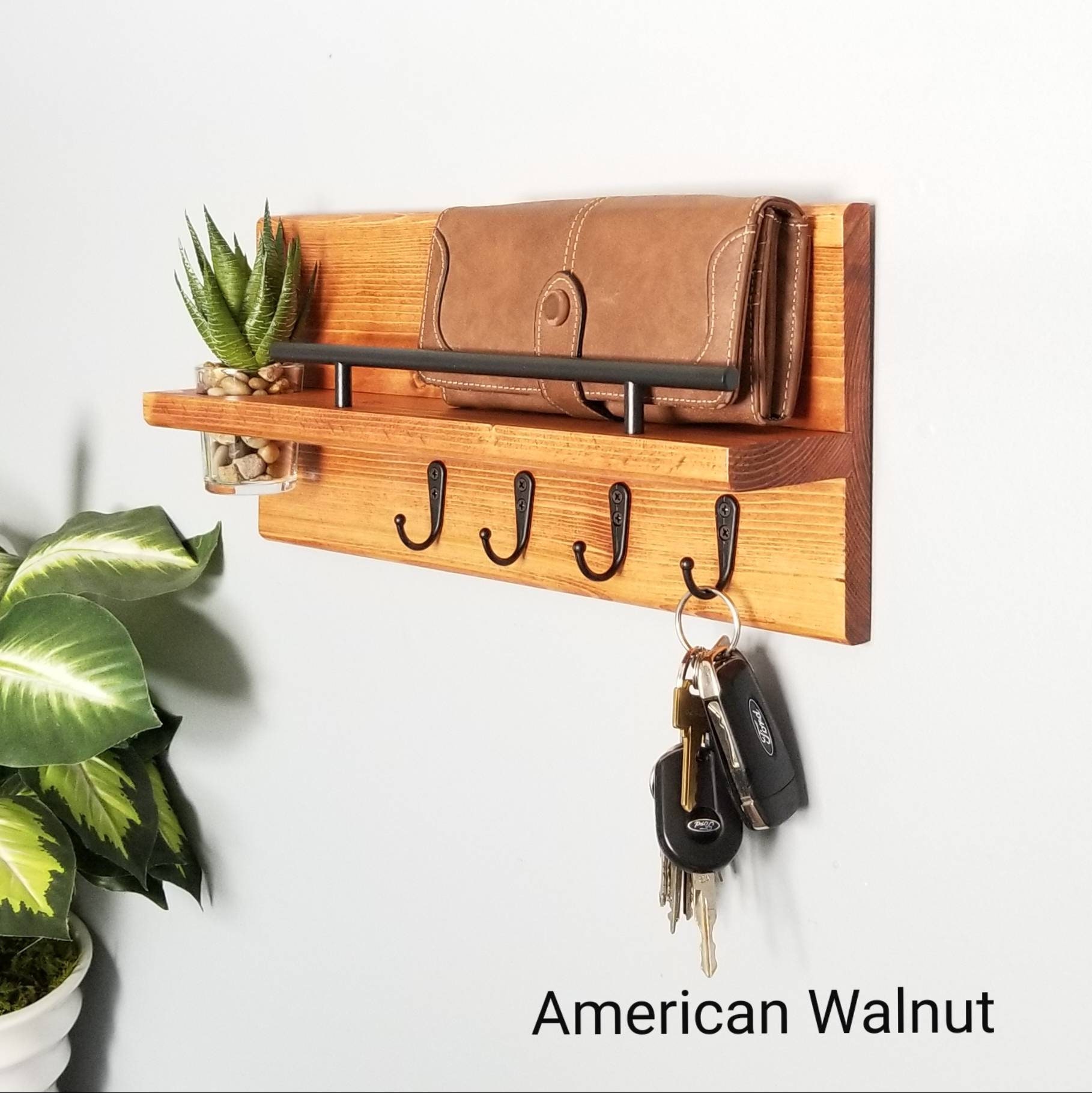 Key and Mail Holder Key Rack Entryway Shelf Mail Storage Etsy Canada