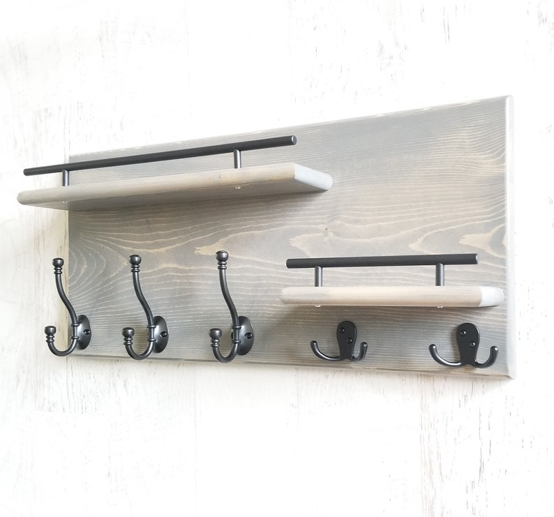Modern Wooden Entryway Coat Rack Mudroom Storage Wall | Etsy