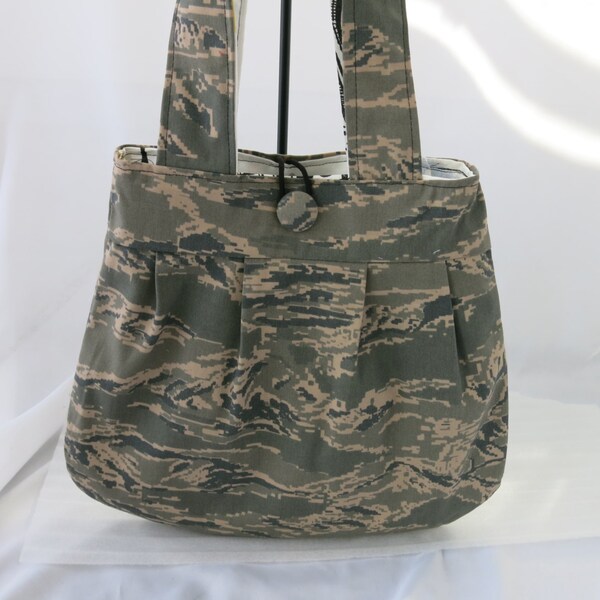 Air Force ABU FabricReversible Canvas Summer Purse