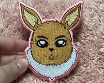 V.2. Eevee 100% embroidery patch, 4 inch