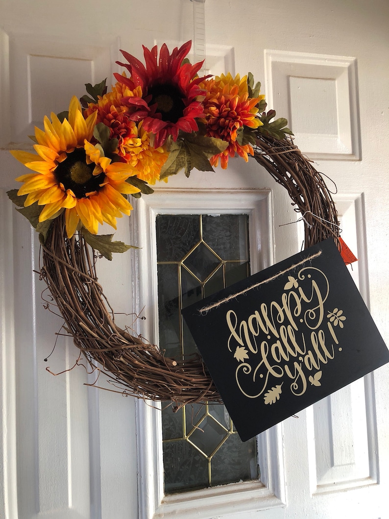Fall Grapevine Wreath