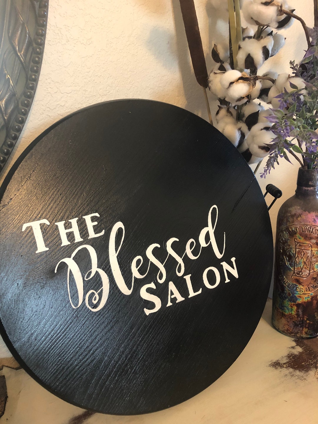15 Inch Sign Custom Round 15” Wooden Sign - Etsy