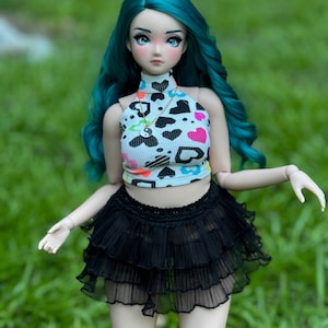 1/3 scale Pear Body 60cm  BJD Smart Doll Mock neck cropped top